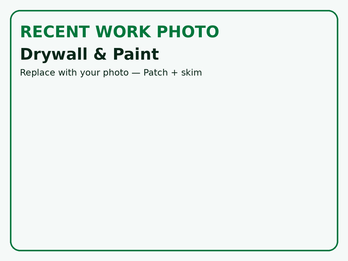 Drywall & Painting photo 1